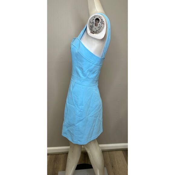 Amanda Uprichard Ace Mini Dress In pacific Size Medium $194 - Picture 7 of 10
